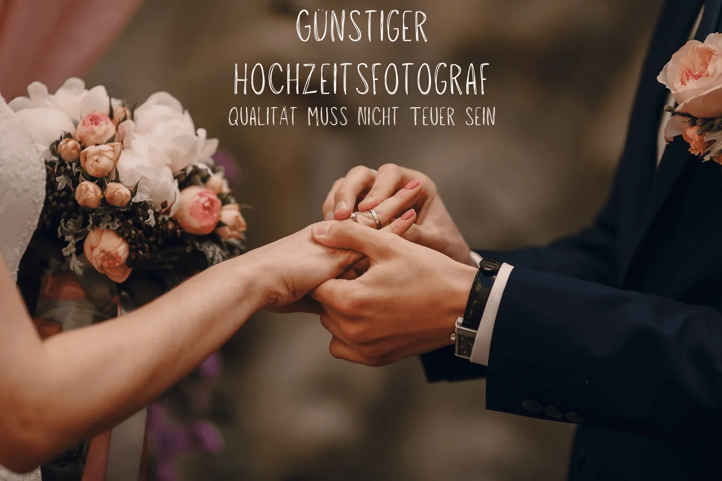 Günstiger Hochzeitsfotograf